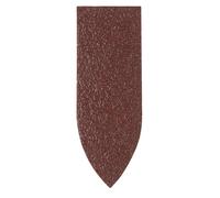 Feuille abrasive Delta avec bande auto-agrippante, non perforé Bosch Accessories 2609256A36 Grain 40 Cote d'encoignure 32 mm