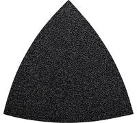 FEIN Feuilles abrasives grain 36, Longueur d’arête 80 mm, Condit.50 Pce, Pour une utilisation sur pratiquement tous les matériaux, Non perforées, fixation rapide auto-agrippant.