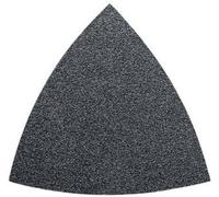 Feuille abrasive Delta avec bande auto-agrippante, non perforé Fein 63717088012 Grain 180 Cote dencoignure 80 mm 50 pc(s)