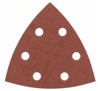 Feuille abrasive Delta avec bande auto-agrippante, perforé Bosch Accessories 2607017110 Grain 240 Cote d'encoignure 93 mm 25 pc(s)