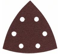 Feuille abrasive Delta avec bande auto-agrippante, perforé Bosch Accessories 2607019488 Grain 60 Cote dencoignure 93 mm 25 pc(s)