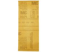 Feuille abrasive d'or 3M 216U 02551 P320 Grade 3-2 / 3 en x 9 sur 100 feuilles automobiles abrasives feuilles