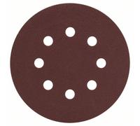 Feuille abrasive pour ponceuse excentrique avec bande auto-agrippante, perforé Bosch Accessories 2607019494 Grain 120 (Ø) 125 mm