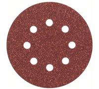 Feuille abrasive pour ponceuse excentrique avec bande auto-agrippante, perforé Bosch Accessories 2607019492 Grain 60 (Ø) 125 mm