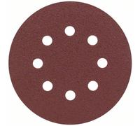 Bosch Feuilles abrasives 2607019493 125 mm grain 80 auto-agrippantes – 25 pièces