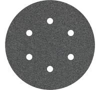 Feuille abrasive pour ponceuse excentrique avec bande auto-agrippante, perforé Bosch Accessories 2608605124 Grain 80 (Ø) 150 mm