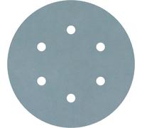 Feuille abrasive pour ponceuse excentrique avec bande auto-agrippante, perforé Bosch Accessories 2608605132 Grain 1200 (Ø) 150 mm