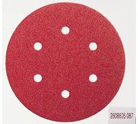 Feuille abrasive pour ponceuse excentrique avec bande auto-agrippante, perforé Bosch Accessories 2608605716 Grain 40 (Ø) 150 mm