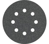 Feuille abrasive pour ponceuse excentrique avec bande auto-agrippante, perforé Bosch Accessories 2608605115 Grain 80 (Ø) 125 mm
