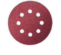 Feuille abrasive pour ponceuse excentrique avec bande auto-agrippante, perforé Bosch Accessories 2609256A16 Grain 60 (Ø) 115 mm