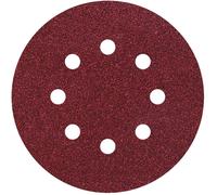 Feuille abrasive pour ponceuse excentrique avec bande auto-agrippante, perforé Wolfcraft 2253000 Grain 240 (Ø) 125 mm 5 pc(s)