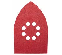 Feuille abrasive pour ponceuse Multi avec bande auto-agrippante, perforé Bosch Accessories 2608605182 Grain 40 (L x l) 170 mm