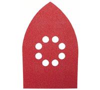 Feuille abrasive pour ponceuse Multi avec bande auto-agrippante, perforé Bosch Accessories 2608605184 Grain 80 (L x l) 170 mm x 100 mm 5 pc(s)