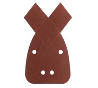 Feuille abrasive pour ponceuse Multi avec bande auto-agrippante, perforé Bosch Accessories 2609256A69 Grain 80 (L x l) 135 mm