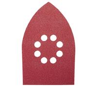 Feuille abrasive pour ponceuse Multi avec bande auto-agrippante, perforé Bosch Accessories 2609256A77 Grain 180 (L x l) 170 mm