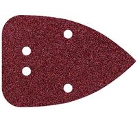Feuille abrasive pour ponceuse Multi avec bande auto-agrippante, perforé Wolfcraft 1763000 Grain 120 (L x l) 136 mm x 96 mm 10 pc(s)