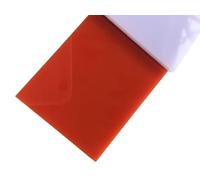 Feuille acrylique A4 210x297x3mm Panneau en verre coulé en plastique opacités colorées for panneaux, projet d'affichage, artisanat(3mm 128 Red,150x250mm)