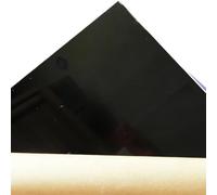 Feuille acrylique A4 210x297x3mm Panneau en verre coulé en plastique opacités colorées for panneaux, projet d'affichage, artisanat(3mm 502 Black,210x297mm)