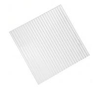 Feuille Acrylique Transparente À Rayures Audacieuses 300×600×5Mm-500×600×5Mm Adaptée Au Mur Décoratif De Porte D'Armoire Séparation Bureau Domicile(500x500x5mm)