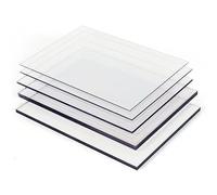 Feuille Acrylique Transparente en Polycarbonate, Panneaux en Plastique Flexible, toiture protégée Contre Les UV pour Serre, abri de Jardin, fenêtres, Cadre Photo, Verre de Remplacement, 5 mm