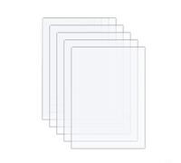 Feuille acrylique transparente haute transparence pour le bricolage, 3 options de taille 101 x 152 mm, 127 x 178 mm, 254 x 203 mm, pour présentoirs, cadres, facile à utiliser