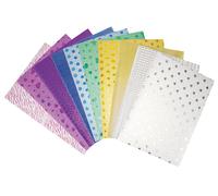 Feuille Adhésive A4 Motifs Pailletés 10 Pièces