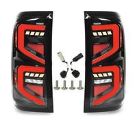 Feuille arrière Gearwell, ensemble de virage à lampe arrière à LED compatible avec Silverado K2XX 2014-2018, unité de feux arrière de remplacement