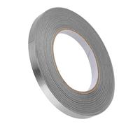 Feuille Auto-Adhésif Carrelage Autocollant, Carreaux de Sol Foil Lignes Métallisé Miroir Ruban Joint de Plancher Gap d'étanchéité Bande Cloison Ligne de Crevasses Frontière Décor (1 cm x 50 mètres
