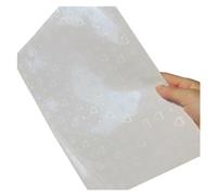 Feuille auto-adhésive en forme de cœur d'amour, bande arrière, estampage à chaud sur papier, 50 feuilles, paquet bricolage, carte couleur