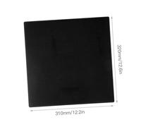Feuille autocollante pour lit chauffant, Surface de construction résistante aux hautes températures 320x310mm/12.6x12.2 pouces, Compatible avec l'imprimante 3D CR-10S PRO/CR-X