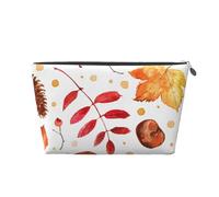 Feuille botanique d'automne, Trousse de Toilette Trousse de Maquillage Sac à cosmétiques Trousse de Toilette de Voyage Portable