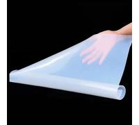 Feuille Caoutchouc Silicone Blanc 2000x500mm 0.5-5mm Épaisseur Joint Étanche Résistant Chaleur For DIY Artisanat Plancher Industriel Antidérapant Antivibration Protection(2000mm*500mm*4mm)