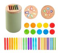 Feuille circulaire - Jouet de tri des couleurs pour bébés - Activité interactive qui augmente le cerveau - Jeu de jeu pratique amusant pour les jeunes enfants - Playset éducatif précoce pour