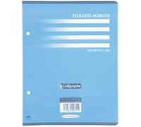 Feuille - CLAIREFONTAINE - 17x22 cm - 90g - Grand carreaux - Sachet de 50