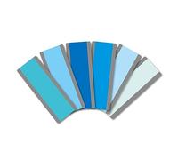 Feuille colorée surlignée superposition marque-pages bande de lecture guidée marqueur de livre couverture feuille de couverture coloré surligneur marque-pages colorés bandes surlignantes pour livres