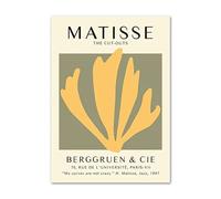 Feuille d’affiche d’Henri Matisse avec des lignes simples Illustration murale Peinture et impressions sur toile de Henri Matisse Tableau de décoration intérieure moderne 50x70cm Sans cadre