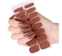 Feuille d ' autocollants de manucure brillante avec, CMK0167 | Placement direct des autocollants, couche de gel flexible pour le façonnage, bords découpables pour le,