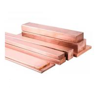 Feuille D’éTain Barres plates en cuivre, plaques, bandes, tôles, tiges, différentes tailles(Length 100mm 1pc,2x8mm)