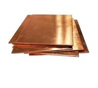 Feuille D’éTain Feuille de cuivre T2, plaque de cuivre pur, métal Cu 100 x 100 mm, 200 x 200 mm, 300 x 300 mm(200x200x1.2mm)