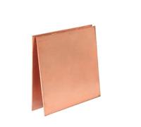 Feuille D’éTain Plaque de cuivre métallique T2 for projets de bricolage(3mm thick 1pc,15X15mm)