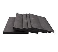 Feuille d’étanchéité en graphite flexible， Bloc électrolytique d'anode de plaque d'électrode carbone Graphite 5 pièces 100x100x(2-10) mm for le laboratoire(100 * 100 * 2mm)