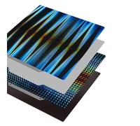 Feuille d'acier à ressort double face pour imprimante H1H Plaque de construction double face améliore les surfaces de construction flexibles et précises