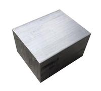 Feuille d'alliage d'aluminium 6061, bloc carré en métal massif, polissage fin sans bavures, plaque d'aluminium, 1 pièce(12x20x100mm)