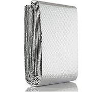 Feuille d'aluminium, film isolant double face, feuille de polyéthylène, isolation, économie d'énergie, bruit, 4 mm, réfléchissant la chaleur(1x15m)