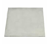 Feuille d'aluminium lisse - Qualité industrielle, épaisseur 0,3 mm à 10 mm, résistante à l'abrasion, 1 pièce(1x250x250mm)