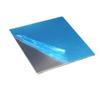 Feuille d'aluminium rectangulaire 5052 de 300 x 300 mm avec film fin pour applications industrielles, épaisseur : 0,5 mm, 0,8 mm, 1 mm, 1,5 mm, 2,0 mm, 3 mm, 4 mm, 5 mm et 6 mm (300 x 300 x 5 mm (1