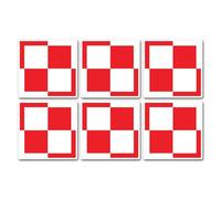 Feuille d'autocollants A5 en vinyle avec drapeau de l'armée de l'air polonaise - Pilote de Pologne pour voyage, voiture, van, scrapbooking, décoration, étiquette d'amis, filles, garçons #82493