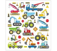 feuille d'autocollant chantier 16,5 x 15 cm 36 pièces