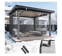 Feuille de bâche transparente en PVC | Effacer plusieurs tailles for le pavillon de jardin de camping et la protection du toit.(Clear Tarpaulin 3x5m)