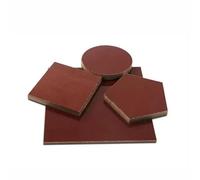 Feuille de bakélite phénolique 1/2 pièces, panneau d'isolation Composite en bois lamellé-collé, plaque résine tissu électrique d'épaisseur 1~30mm(10 * 500 * 500mm)